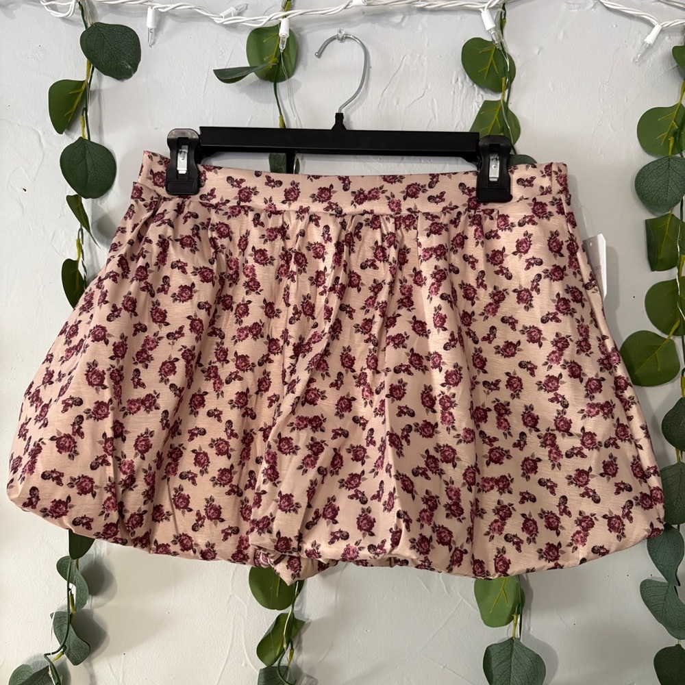 Altar’d State Floral Pink Skirt